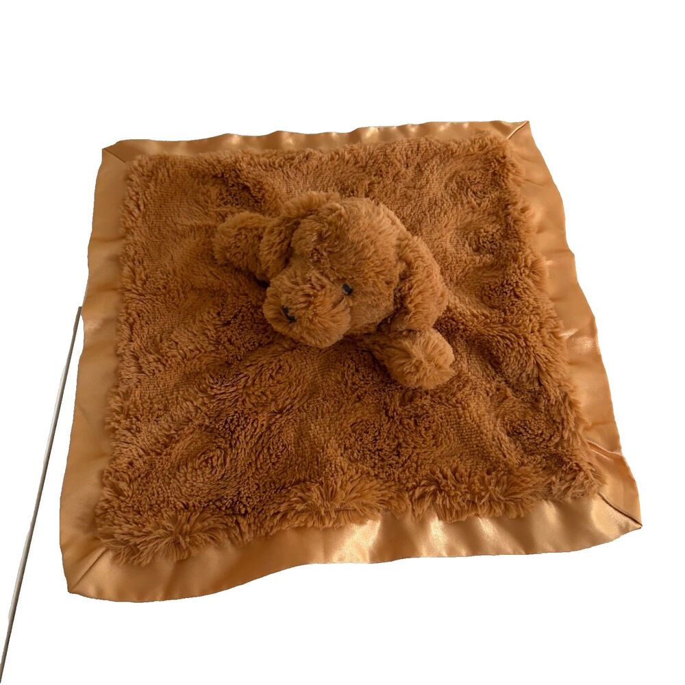 Cloud Island Lovey Blanket Plush Puppy Dog Brown Baby Soft 13"